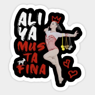 Aliya Mustafina queen Sticker